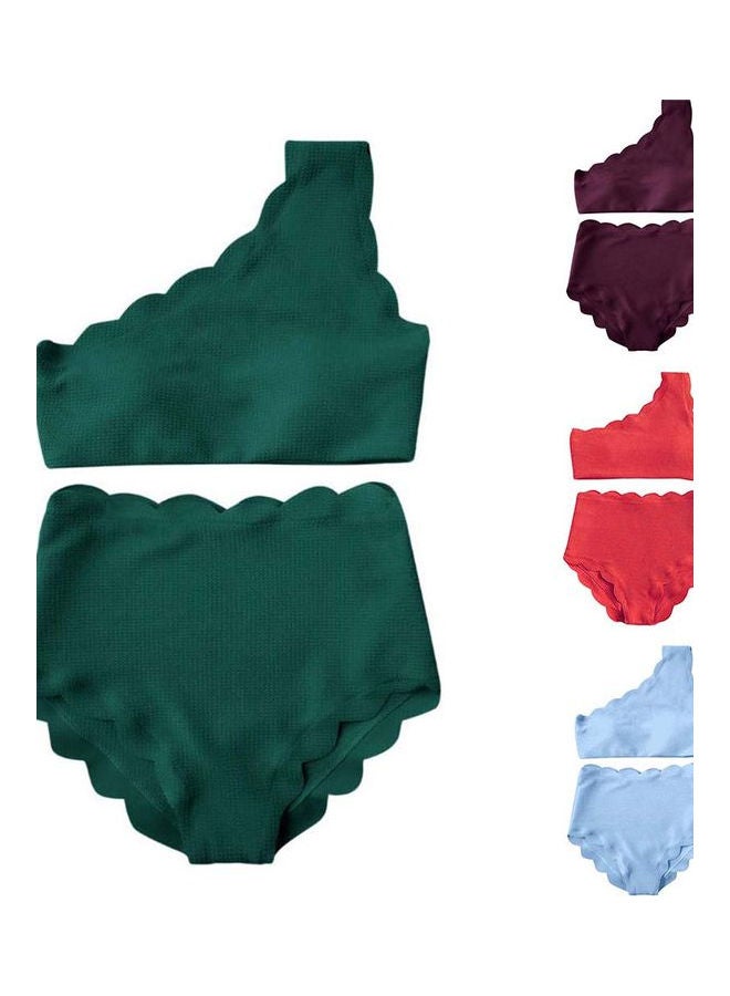 2-Piece Of Fashion Swim Suit Blue - Image 4