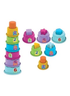dede 12- Piece Cylinder Tower Cloud Stacking Block  - Image 2