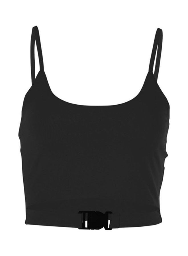 Summer Casual Crop Top Black 