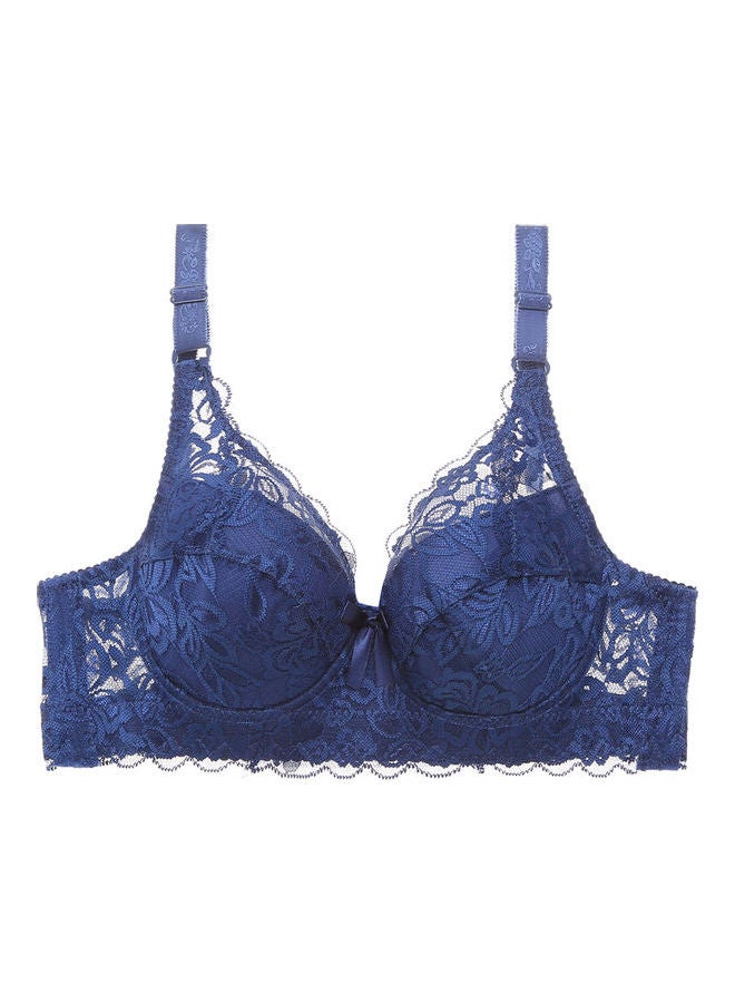 Floral Lace Bra Blue  - Image 1