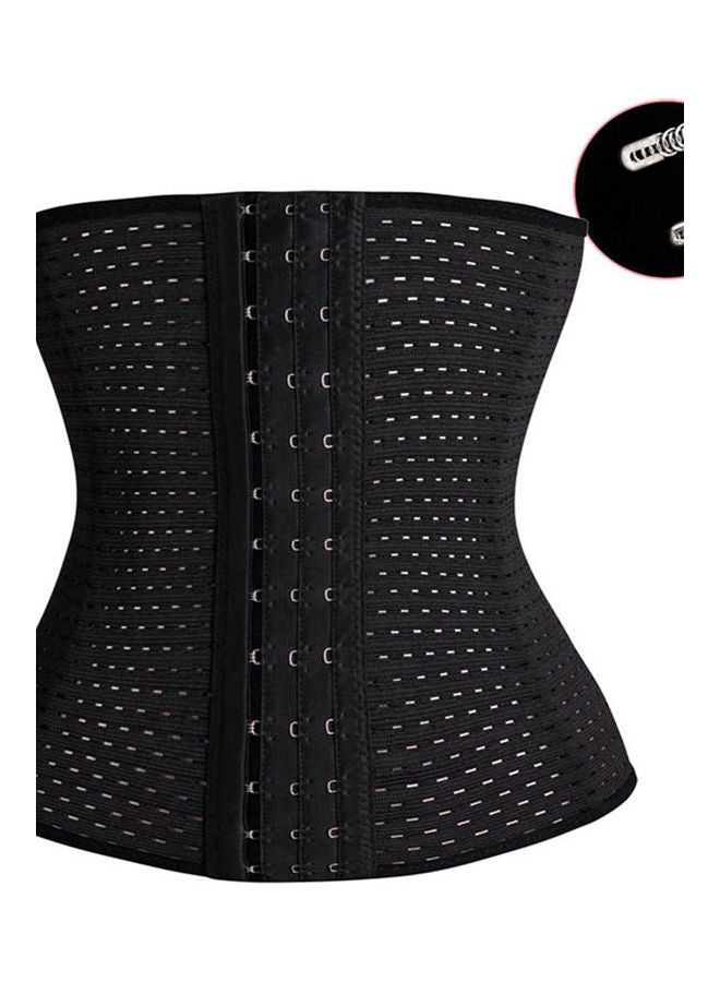 مشد تنحيف الجسم للتحكم في البطن أسود - Image 4