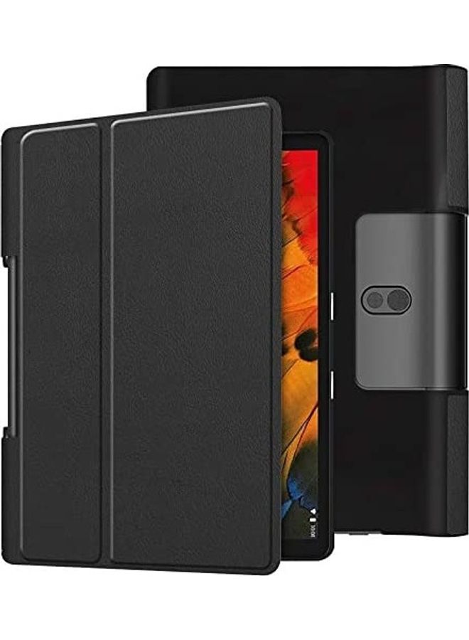 Flip Case Cover For Lenovo Yoga Smart Tab 10.1-Inch Black - Image 1