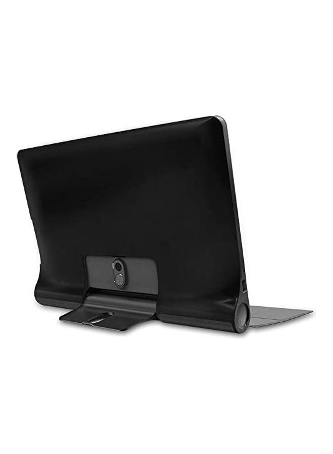 Flip Case Cover For Lenovo Yoga Smart Tab 10.1-Inch Black - Image 4
