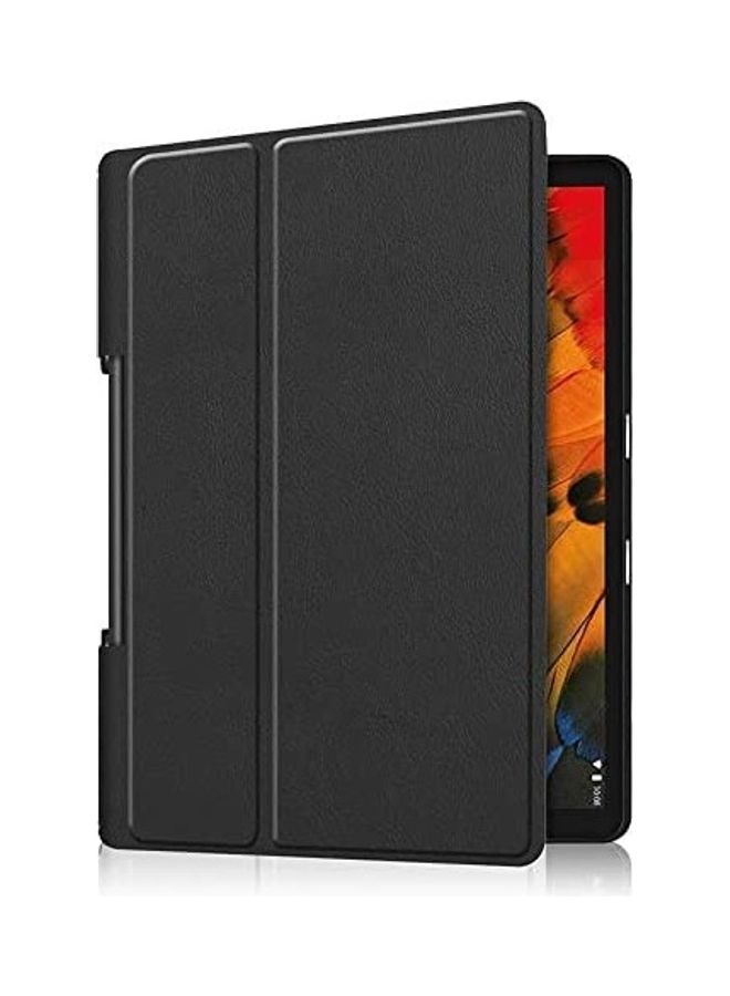Flip Case Cover For Lenovo Yoga Smart Tab 10.1-Inch Black - Image 2