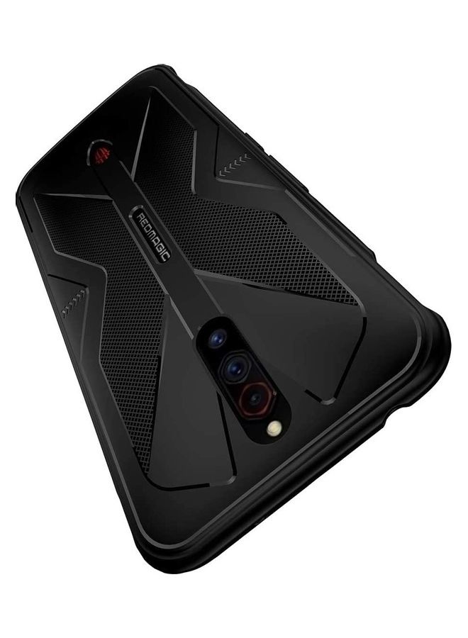 غطاء حماية واقٍ لهاتف زد تي إي نوبيا ريد ماجيك 5G أسود - Image 2