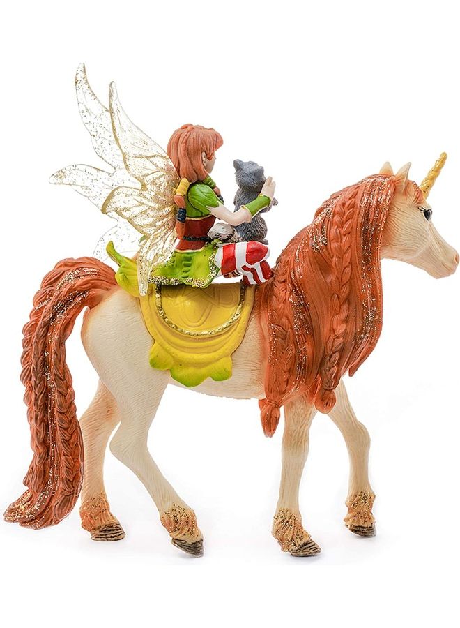 Schleich Fairy Marween With Glitter Unicorn 8.2x18x15cm - Image 1