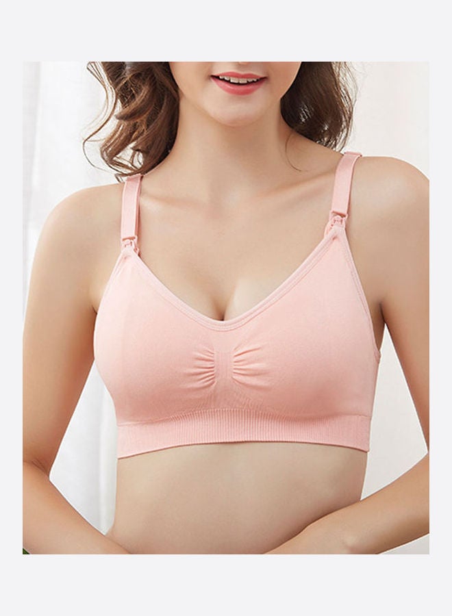 Solid Maternity Nursing Bra Black  - Image 2