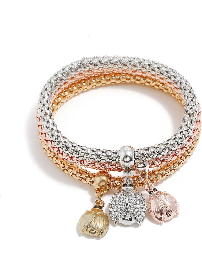 طقم أساور عصرية من النحاس بتصميم حيوانات مكون من 3 قطع - Image 1