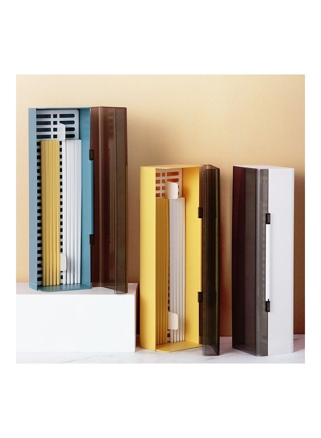 2-Piece Dust-Proof Chopstick Holder Set Yellow 31 x 10cm - Image 3