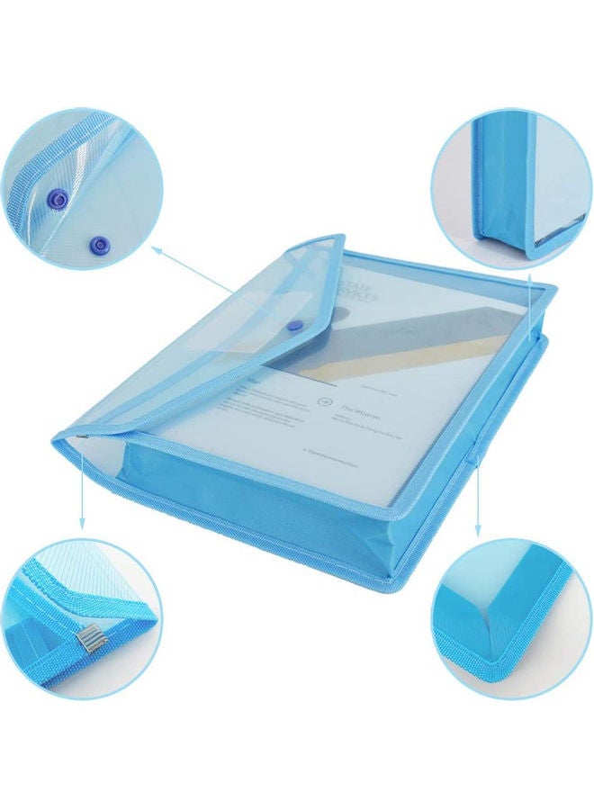 Generic 5-Plastic File Folder Red/Blue/Green  - Image 2