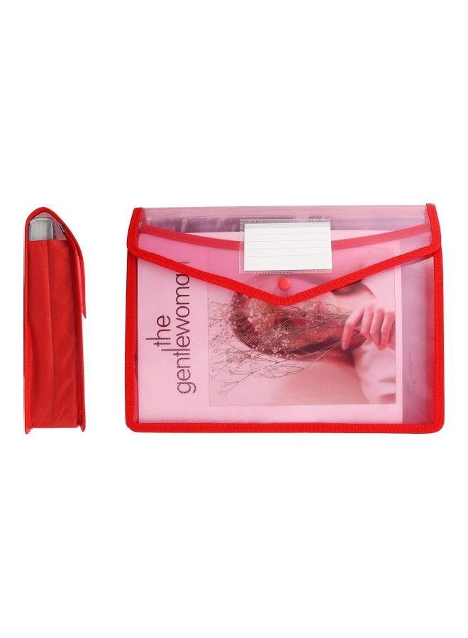 Generic 5-Plastic File Folder Red/Blue/Green  - Image 3