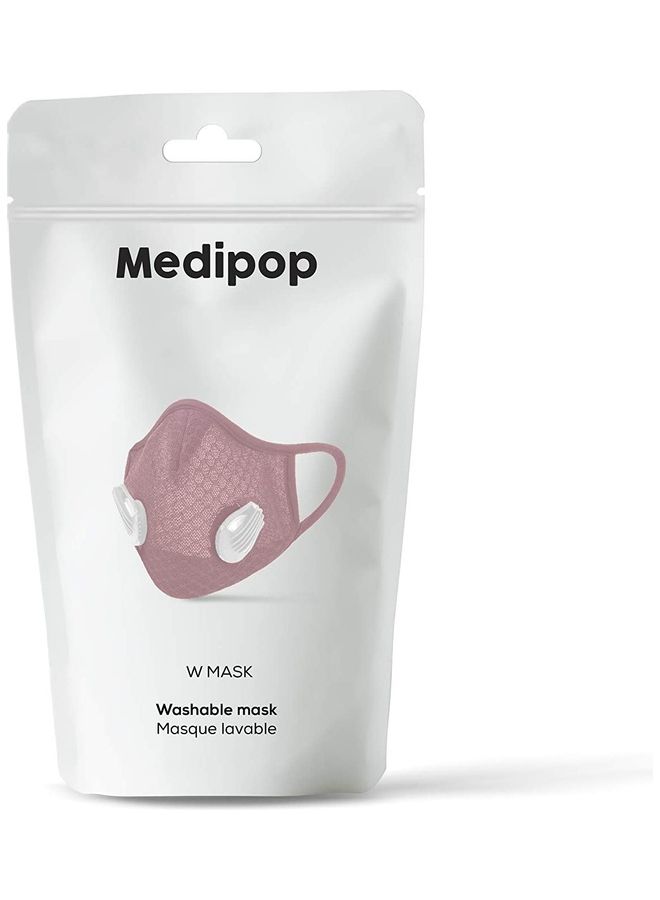 Washable Face Mask Pink 17.5cm  - Image 1