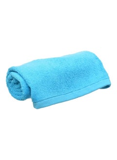 Generic Solid Bath Sheet Blue 90x150cm  - Image 2