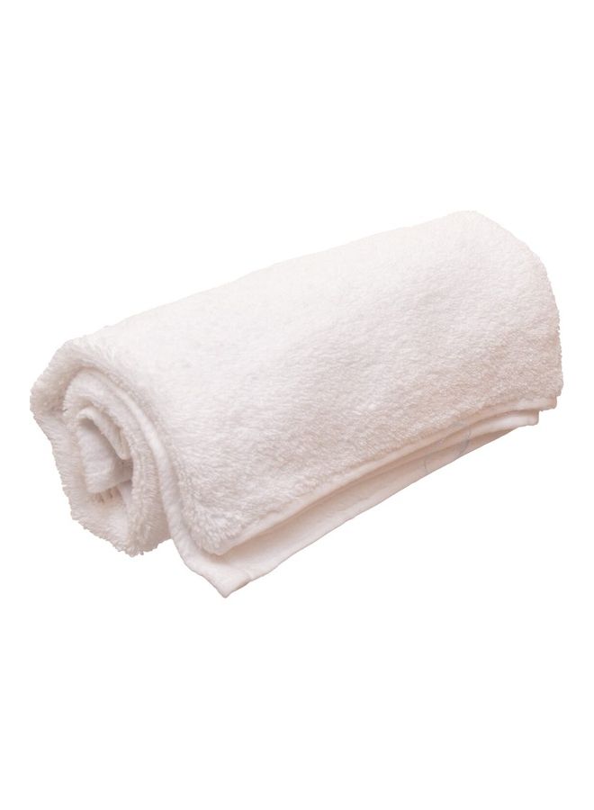 Solid Bath Sheet White 90x150cm - Image 2