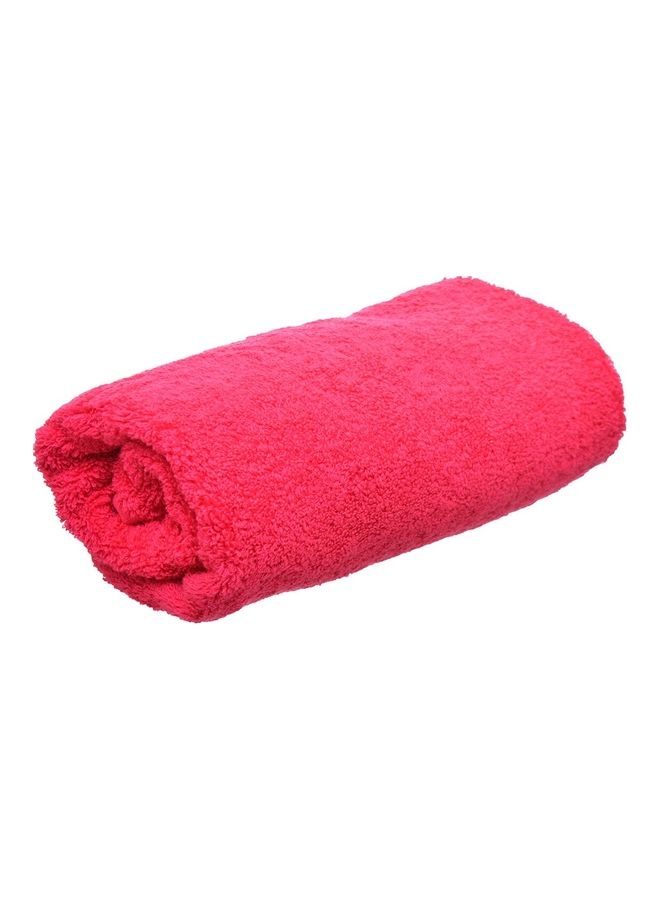 Solid Bath Sheet Fushia 90x150cm - Image 2