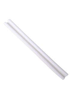 fashionhome Foamed Cotton Door Bottom Noice Reduction Sealing Strip White 93cm  - Image 1