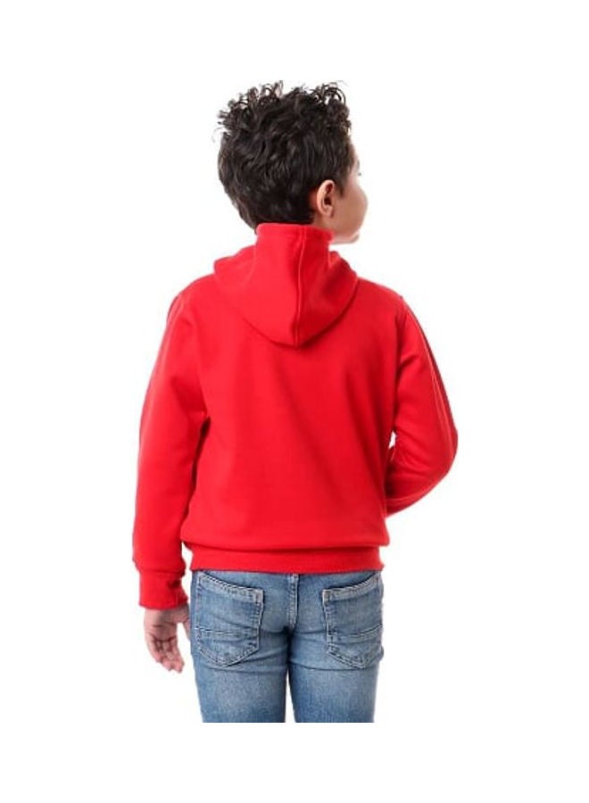 Caesar No Rules Limits Printed Hoodie Red/Blue/Black - Image 2