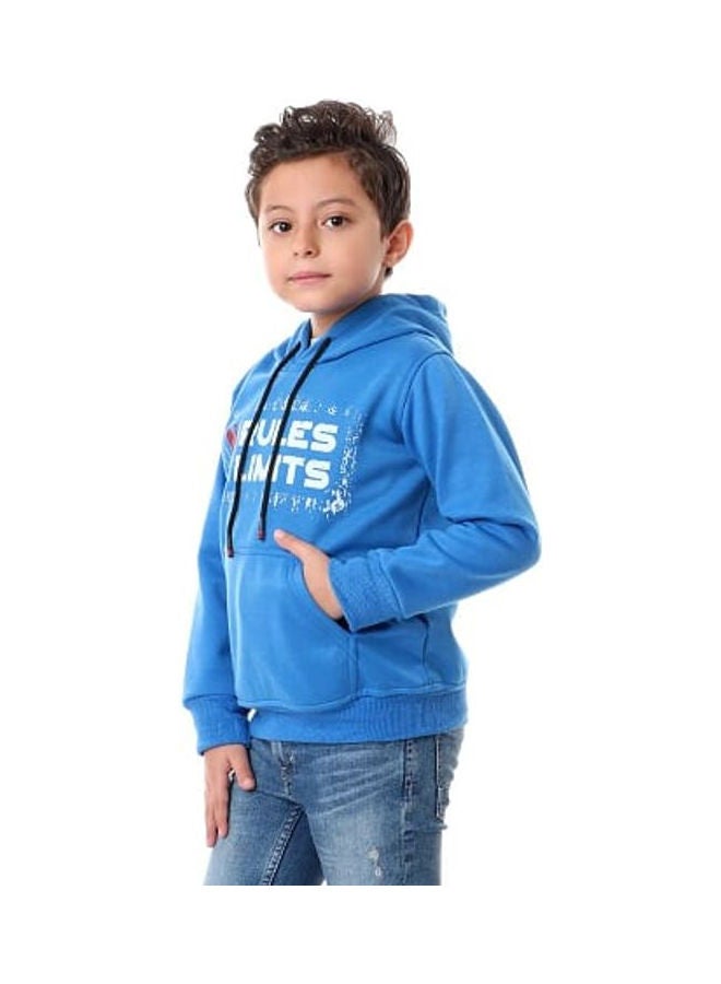 Caesar No Rules Limits Printed Hoodie Blue/Red/White - Image 2