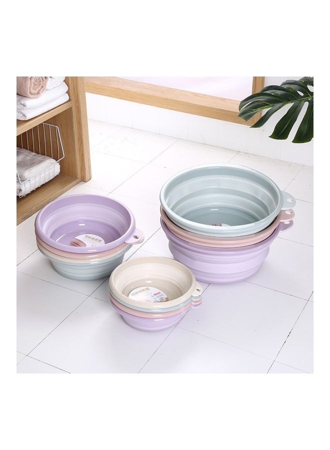 Portable Folding Wash Tub Pink 32x2x32cm - Image 5