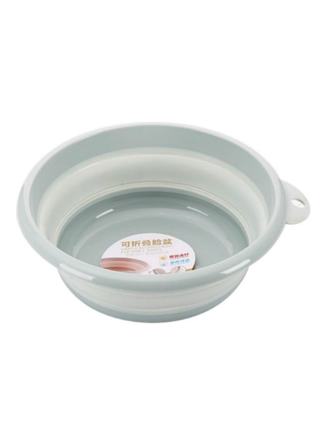 Folding Portable Wash Tub Blue 32x2x32cm