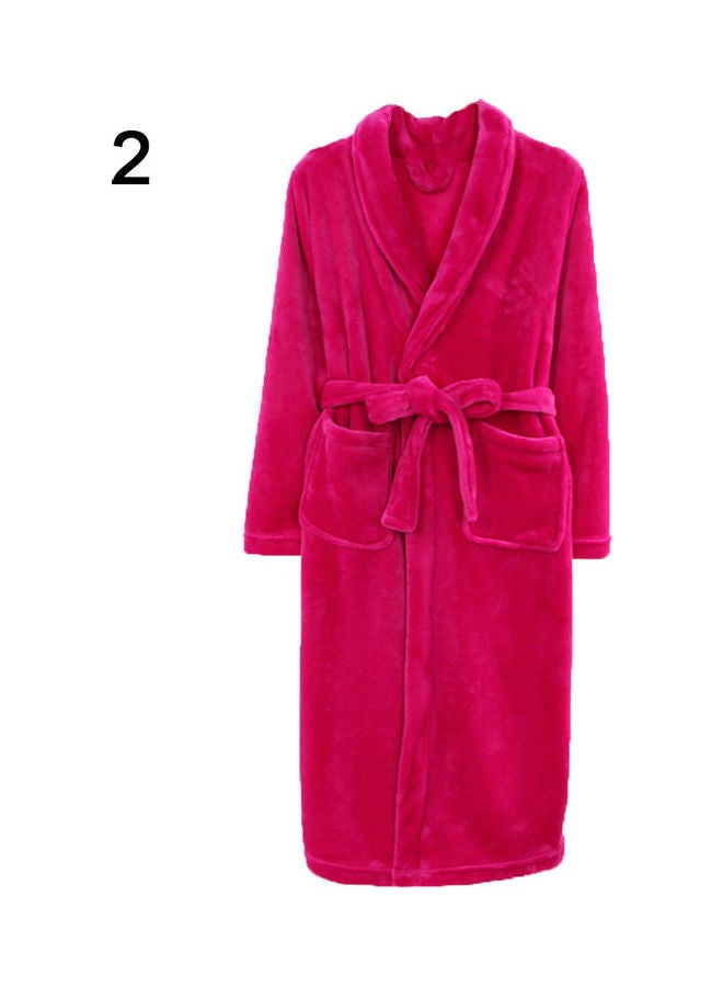 رداء نوم منقط بالنجوم للنساء وردة حمراء