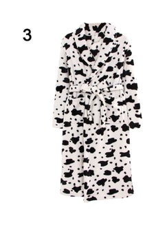 Dots Star Print Gown Sleepwear Cow Print