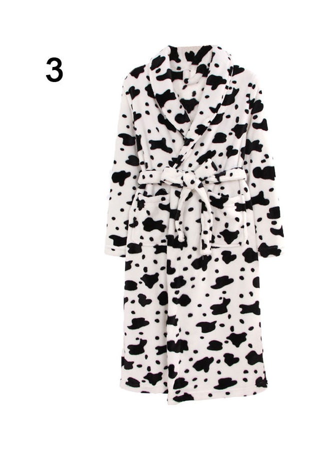 Generic - Dots Star Print Gown Sleepwear Cow Print - Image 1