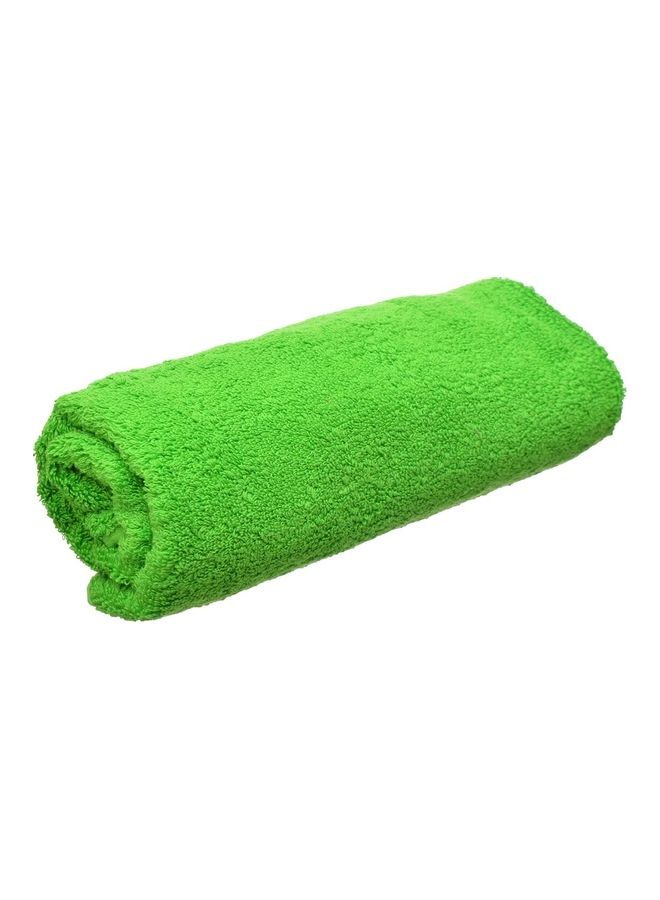 Solid Bath Sheet Green 90x150cm - Image 2