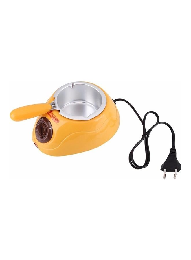 2-Piece Electric Candy Chocolate Melting Tool Set Yellow/Black