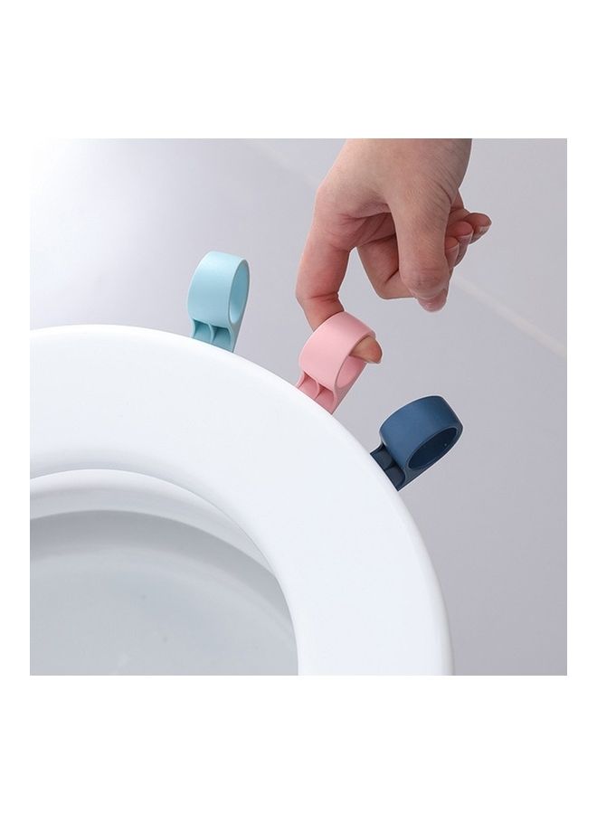 10-Piece Anti-Dirty Ring Toilet Lid Lift Set Multicolour 10x15x10cm - Image 5