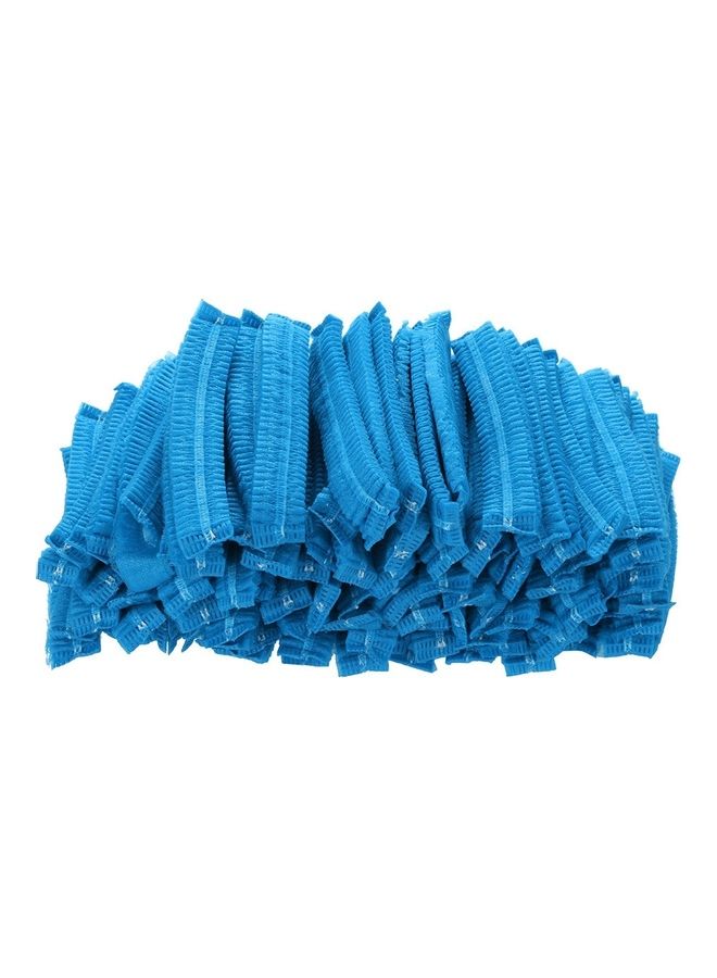 200-Pieces Disposable Anti Dust Hair Mob Bath Caps Mesh Blue 30 x 10 x 30cm - Image 4