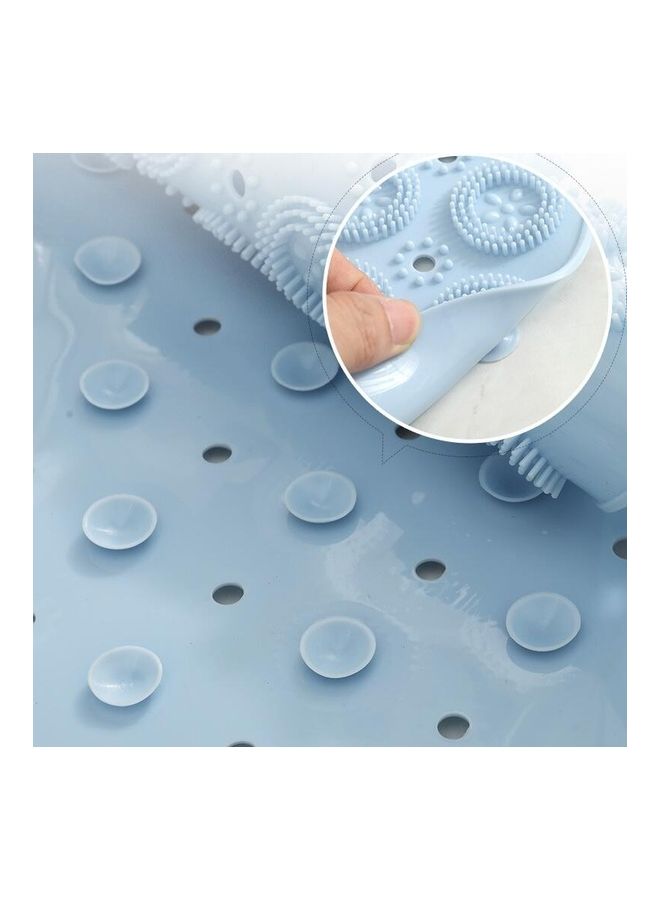 Bathroom Anti-Slip Round Mat Suction Cup Massage Foot Pad Multicolour 57 x 8 x 8cm - Image 4