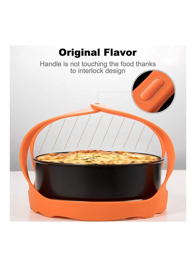 2 Pcs Egg Cooker Steamer Basket Orange 17 x 17 x 2cm  - Image 4