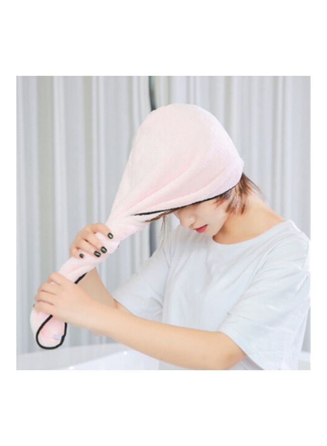 Women Quick-drying Thicker Microfiber Bath Towel Pink 10 x 3 x 8cm - Image 2