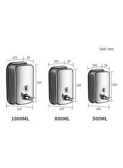 Wall-mounted Press-type Box Hotel Soap Dispenser Multicolour 25 x 12 x 20cm - v1607998406/N43035504A_3