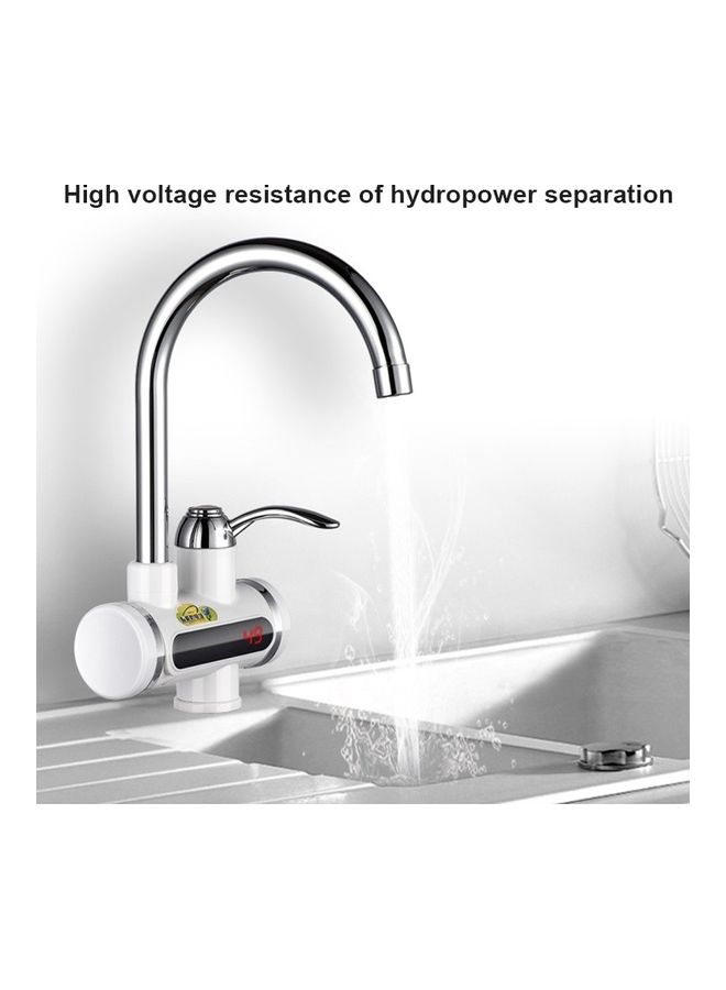 Kitchen Tankless Water Heater Tap with Temperature Display Multicolour 35 x 15 x 25cm  - Image 5