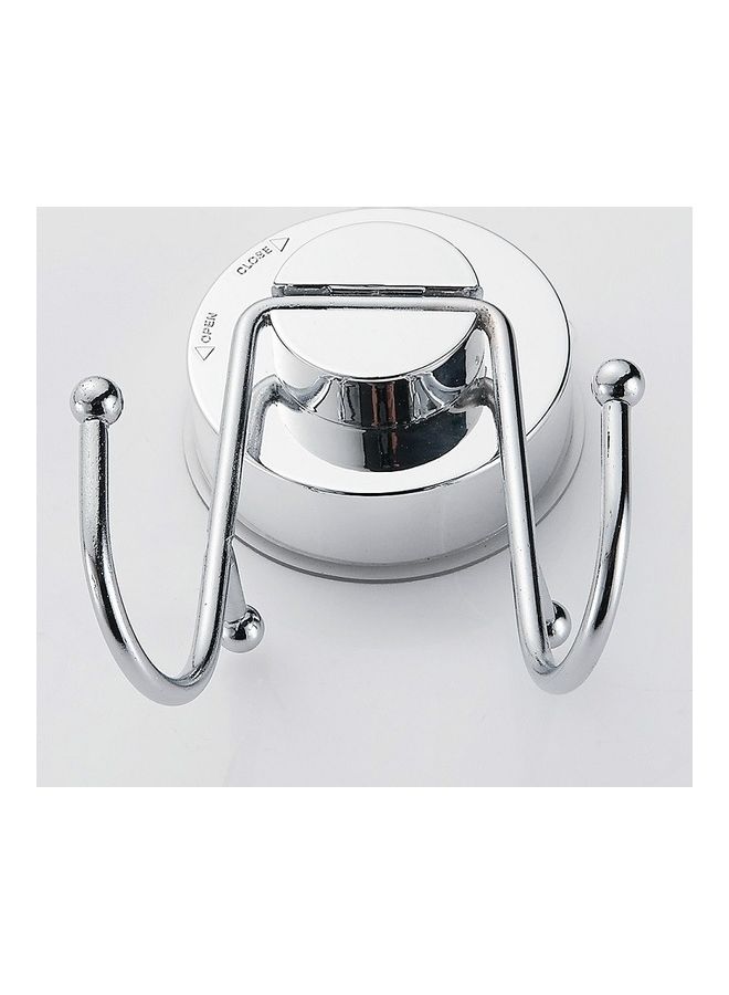 Nail-free and Punch-free Strong Sucker Double Wall Hook Multicolour 15 x 9 x 10cm - Image 3