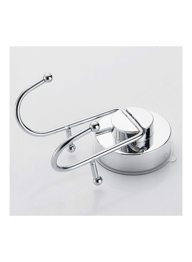 Nail-free and Punch-free Strong Sucker Double Wall Hook Multicolour 15 x 9 x 10cm - Image 4