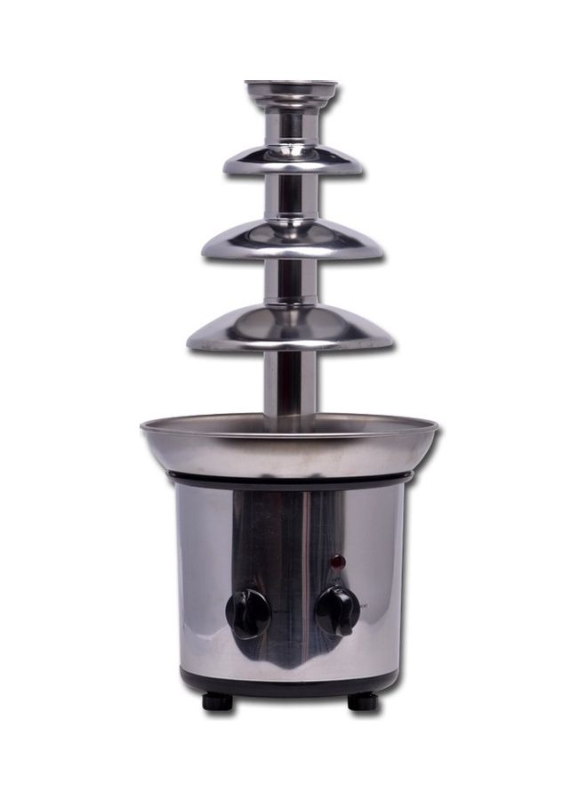 2 Pcs 4 Layers Electrical Fountain Chocolate Melt Fondue Waterfall Machine Multicolour 46 x 45 x 23cm