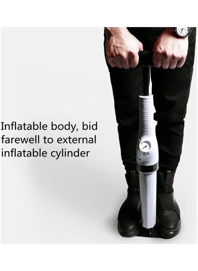 The Third Generation Toilet Flusher (White) White 58 x 25 x 10cm  - Image 3
