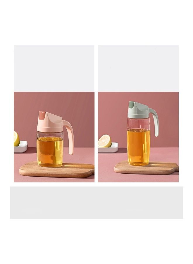 2 Pcs Automatic Opening & Closing Oil Pot Pink 18 x 10 x 15cm  - Image 2