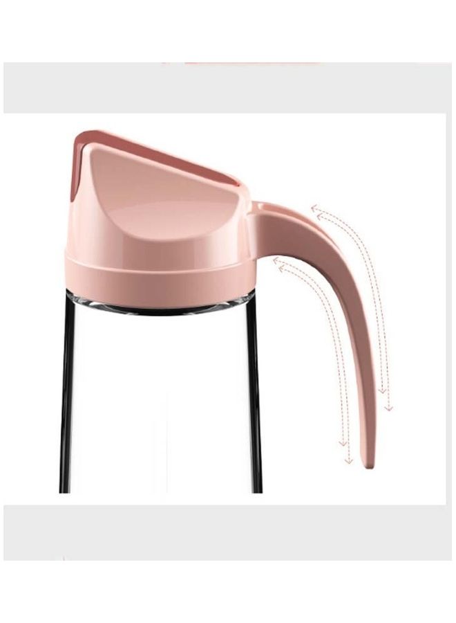 2 Pcs Automatic Opening & Closing Oil Pot Pink 18 x 10 x 15cm  - Image 5