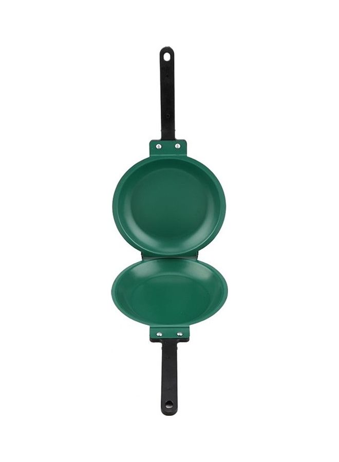 مقلاة مطلية بالسيراميك بسطح مانع للالتصاق من الجانبين متعدد الألوان 36 x 7 x 20سم - Image 2