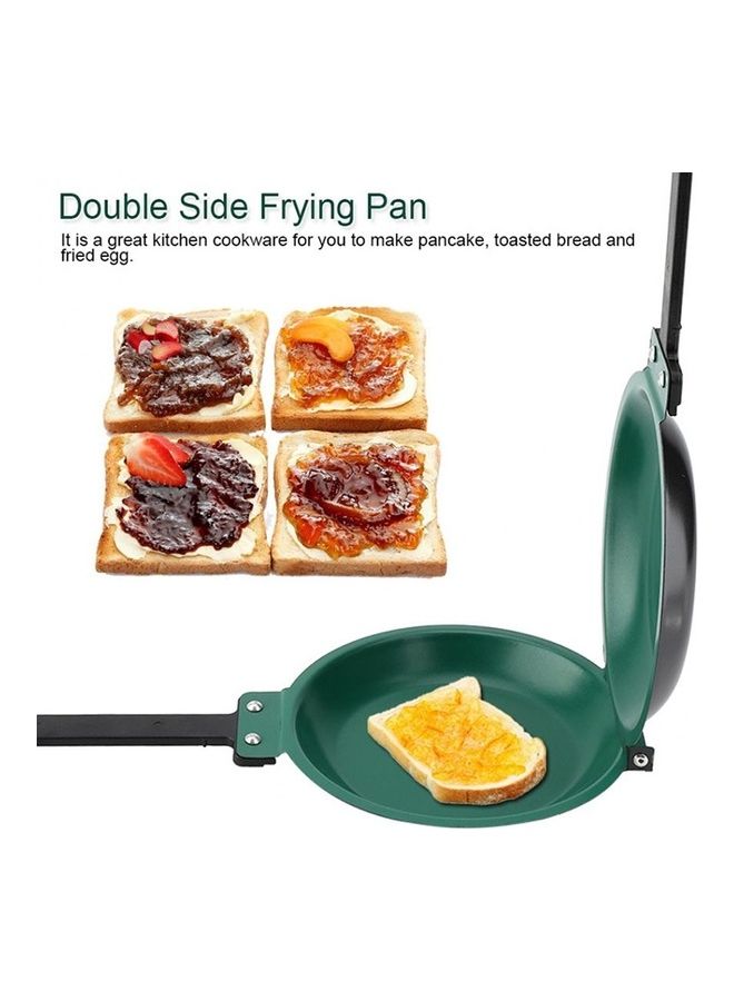 مقلاة مطلية بالسيراميك بسطح مانع للالتصاق من الجانبين متعدد الألوان 36 x 7 x 20سم - Image 4