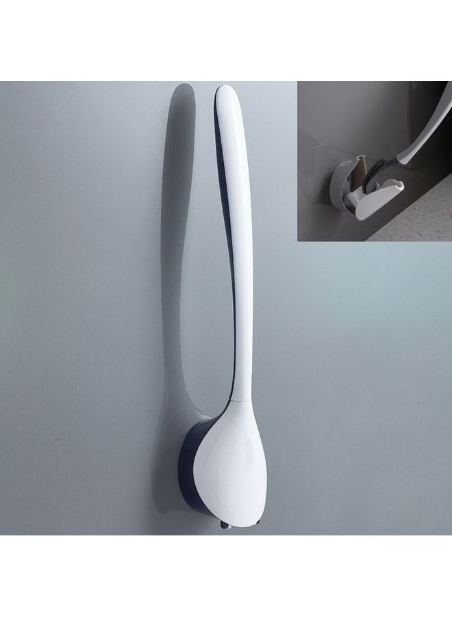 فرشاة حمام من السيليكون بتصميم يثبت على الحائط أو الزوايا الضيقة أسود 10 x 44 x 9Ø³Ù†ØªÙŠÙ…ØªØ±  - Image 1
