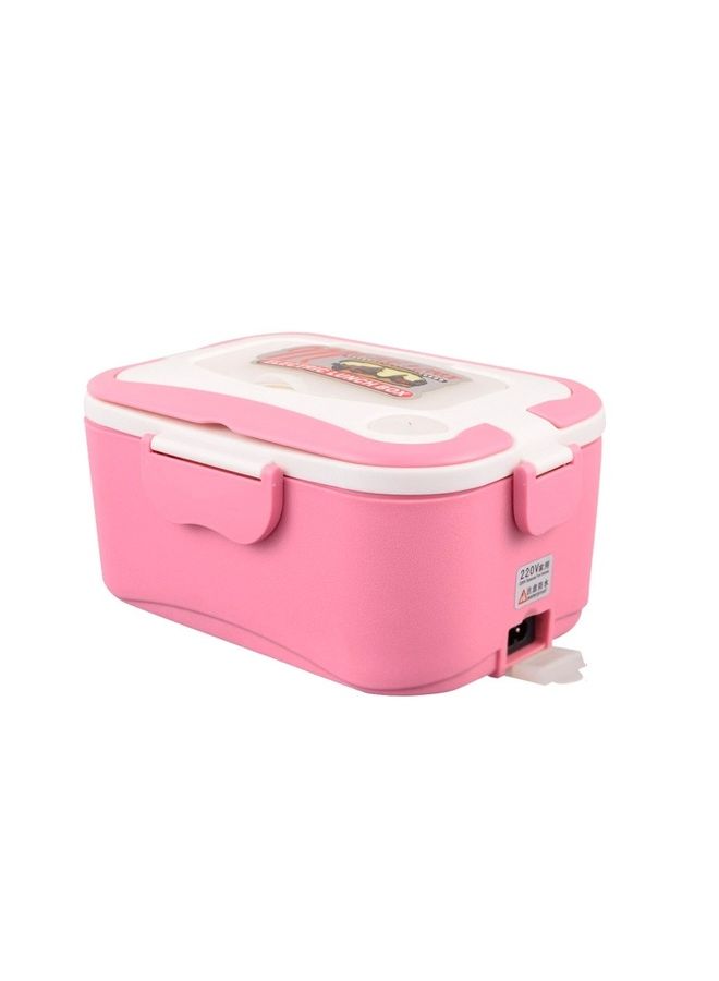 2 Pcs Portable Electric Heated Food Warmer Box Pink 25 x 20 x 25cm - Image 2