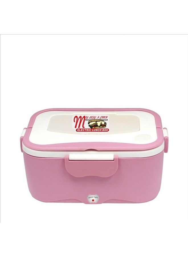 2 Pcs Portable Electric Heated Food Warmer Box Pink 25 x 20 x 25cm - Image 3