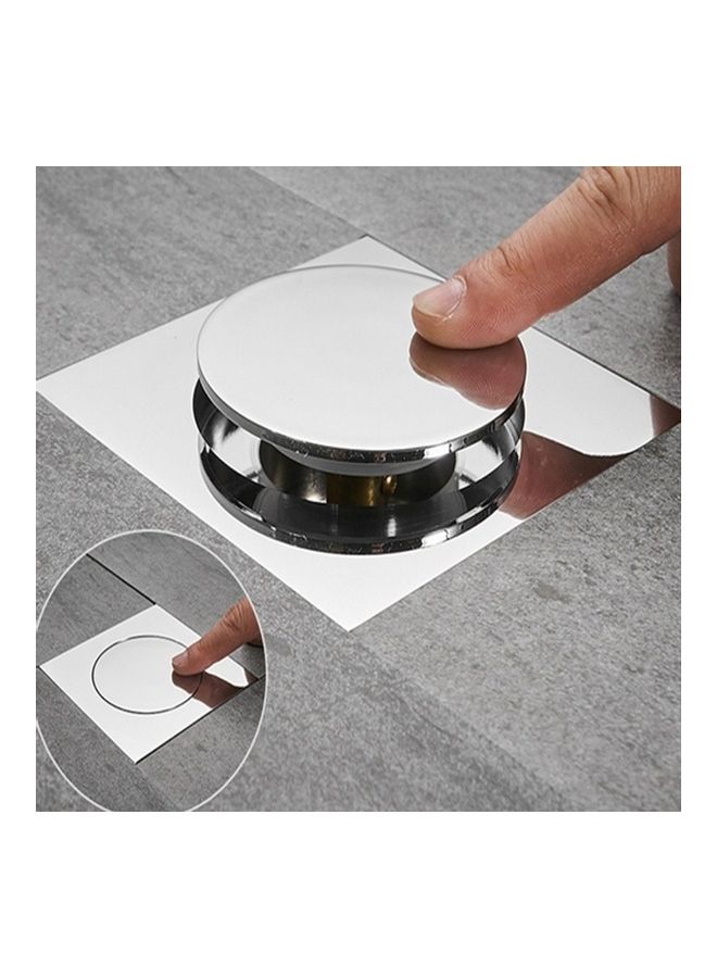 Foot-operated Bouncing Floor Drain Multicolour 13 x 5 x 13cm - Image 1