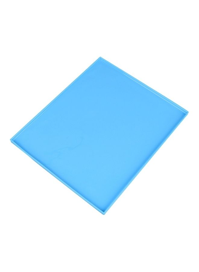 طقم قوالب خبز سويسرية للكيك بسطح مانع للالتصاق من قطعتين أزرق 35 x 10 x 30سم  - Image 2