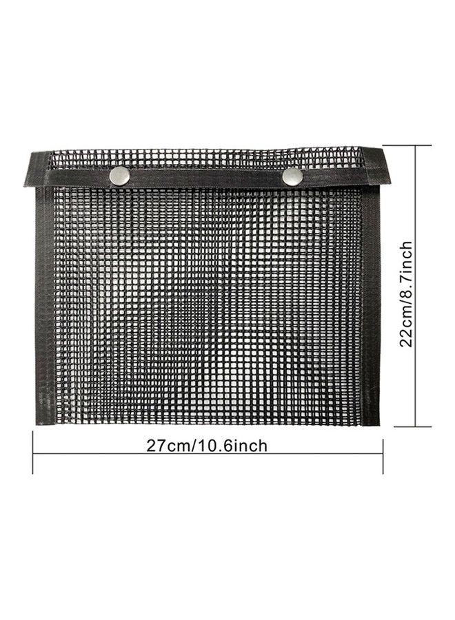 حقيبة شبكية للشواء مقاومة للحرارة ومانعة للالتصاق أسود 28 x 2 x 24سم - Image 2